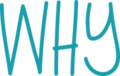 handwritten 'why'