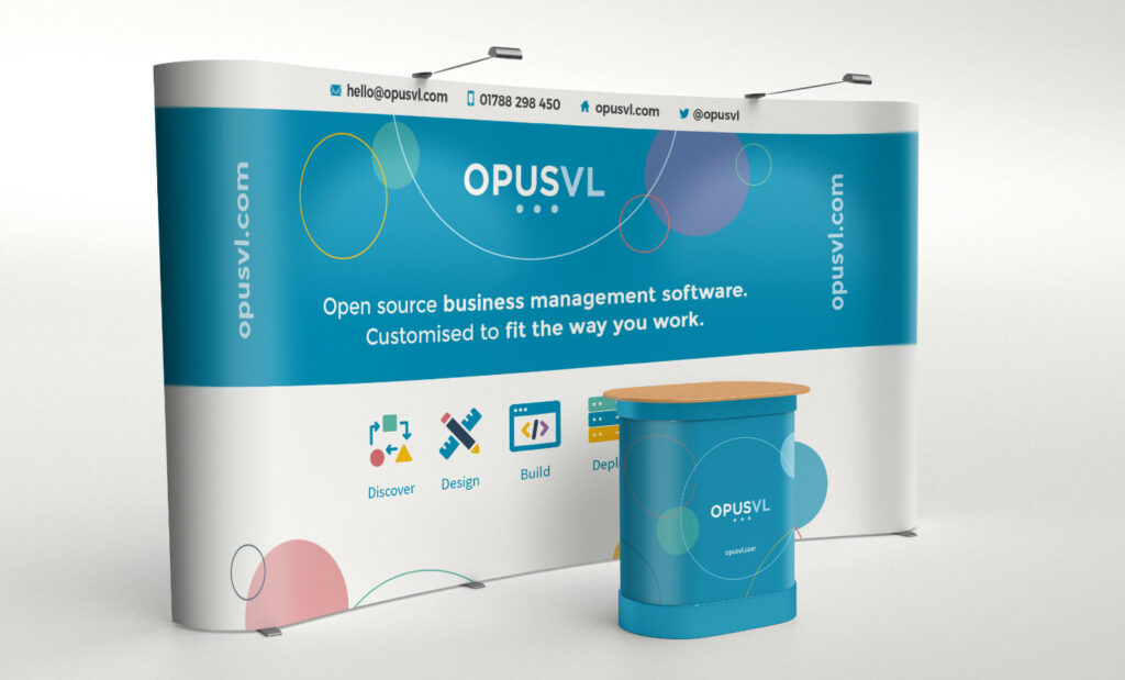 OpusVL exhibition stand